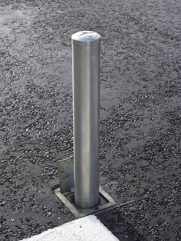 Stainless Steel Tall Round - Bollard Street